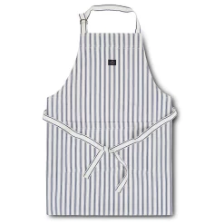 Lexington Icons Herringbone Striped Schort, Blauw