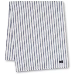Lexington Icons Herringbone Striped Tafelloper, Blauw