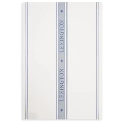 Lexington Icons Jacquard Star Keukenhanddoek, Wit / Blauw
