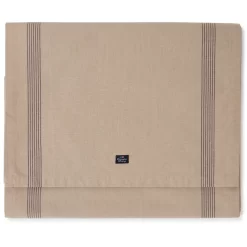 Lexington Oxford Tafelloper 50x250 Cm, Beige / Donkergrijs