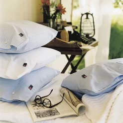 Lexington Pin Point Pillowcase 50x60 Cm, Blue/White -Textielwinkel lexington pin point pillowcase blue white 7