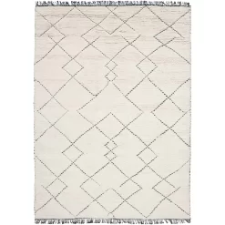 Linie Design Torun Wollen Vloerkleed 200x300 Cm, Zwart