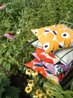 Marimekko Pieni Unikko Kussenhoes 50x50 Cm, Wit / Rood -Textielwinkel marimekko pieni unikko kussenhoes 50x50 cm 16