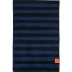 Mette Ditmer Aros Handdoek Midnight Blue Pak Van 2, 35x55 Cm