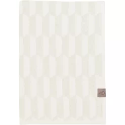 Mette Ditmer Geo Handdoek Off-white, 70x133 Cm