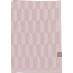 Mette Ditmer Geo Handdoek Powder Rose, 50x95 Cm