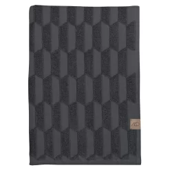 Mette Ditmer Geo Towel 50x95 Cm, Anthracite