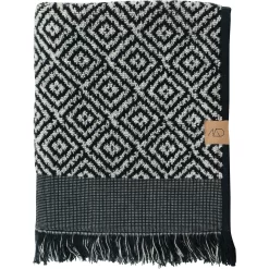 Mette Ditmer Morocco Towel 50x90 Cm, Black/White