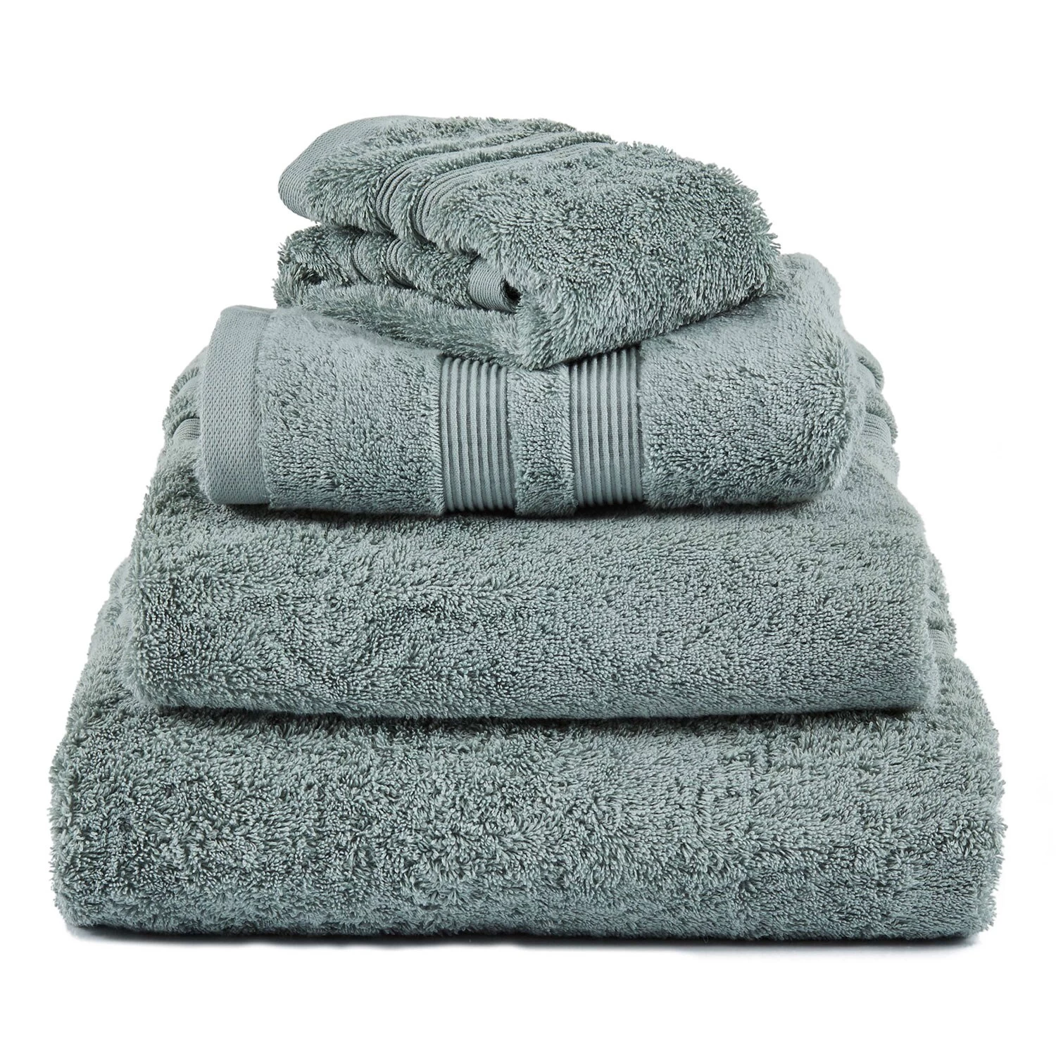 Mille Notti Fontana Towel ECO 50x70 Cm, Grey Green 1 Mille Notti Fontana Towel ECO 50x70 Cm, Grey Green