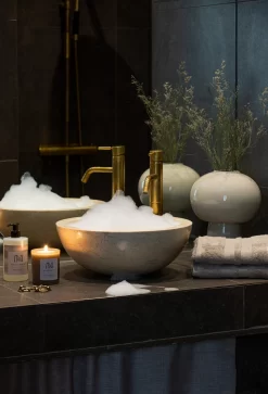 Mille Notti Fontana Towel ECO 70x140 Cm, Light Brown -Textielwinkel mille notti fontana towel eco light brown 7 1 scaled