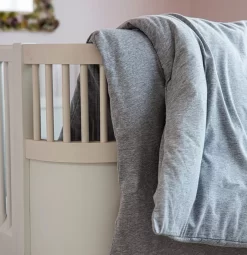 Mille Notti Poema Baby Duvet Cover 100x130cm, Light Gray -Textielwinkel mille notti poema baby duvet cover 100x130cm light gray 4