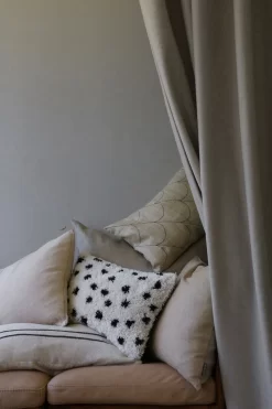 Bibi Made In Blekinge Cushion, Natural White -Textielwinkel mimou bibi made in blekinge cushion 11