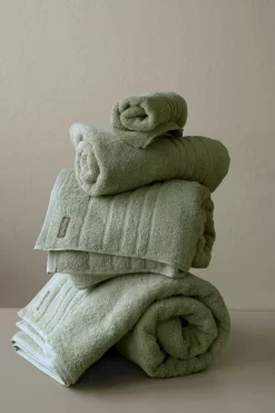 Devon Handdoek 50x70 Cm, Sea Green -Textielwinkel mimou devon handdoek 50x70 cm 35