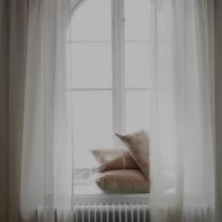 Grace Gordijn Simpel Breedte 140x290 Cm, Naturel