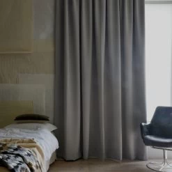 Hotel Blackout Curtain 290x290 Cm,  Grey