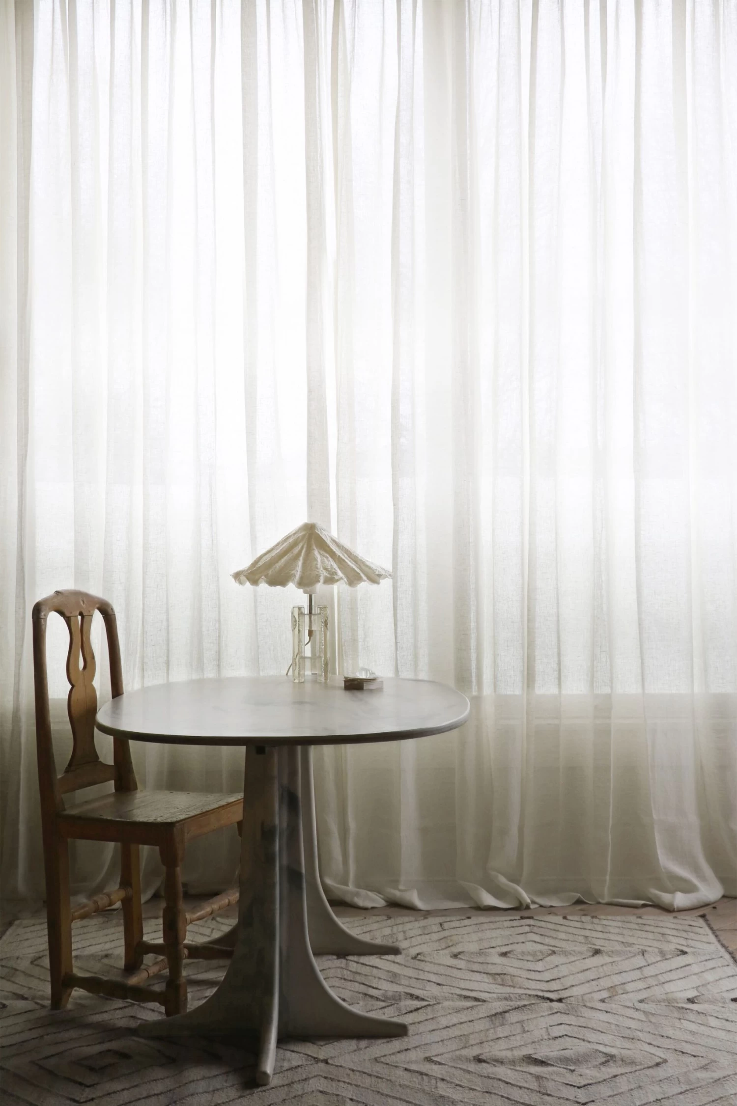 Kelly Gordijn Linnen Dubbele Breedte Kaolienwit, 293x290 Cm 2 Kelly Gordijn Linnen Dubbele Breedte Kaolienwit, 293x290 Cm - Afbeelding 2