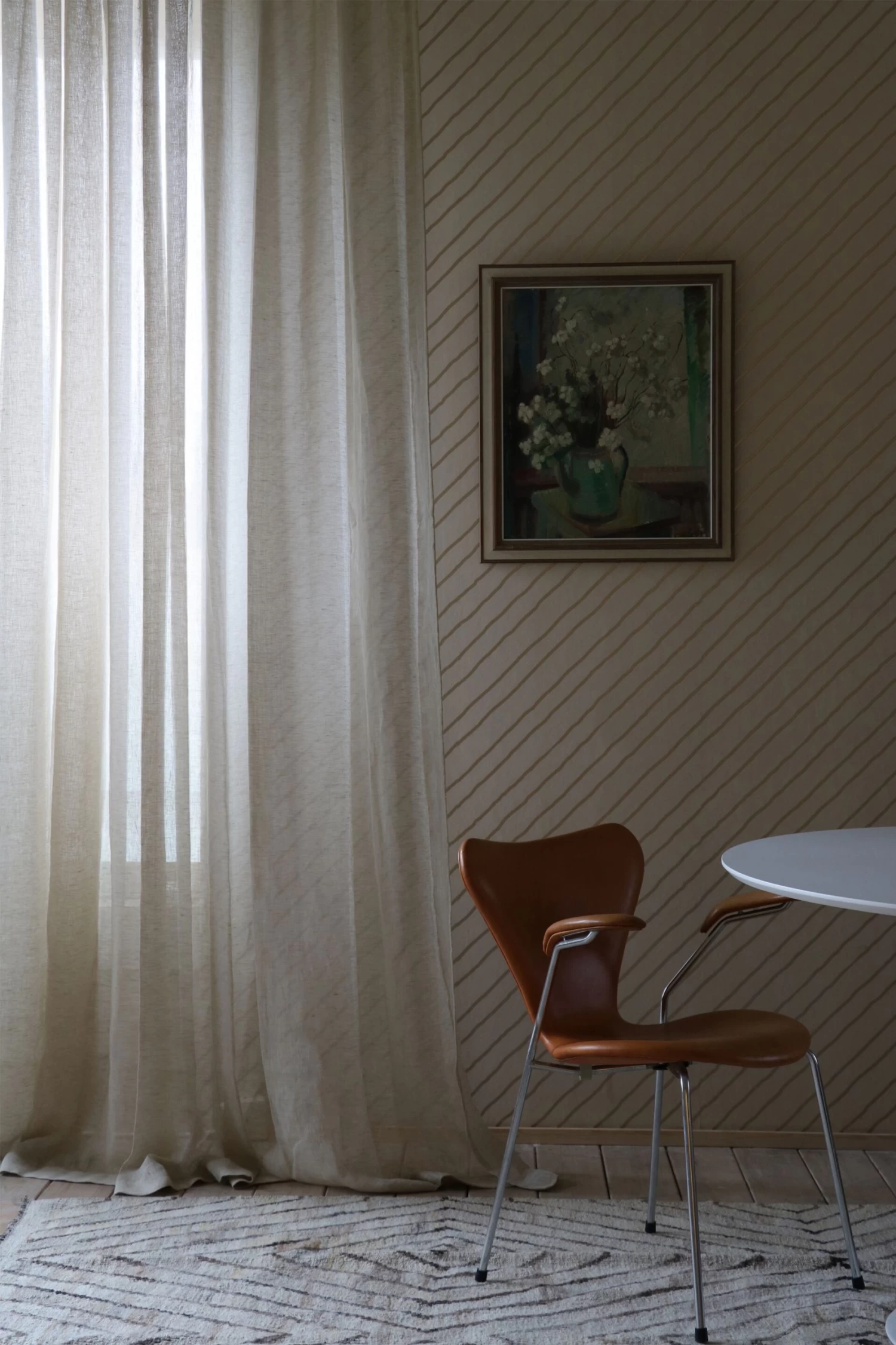 Kelly Gordijn Linnen Dubbele Breedte Sand Nature, 293x290 Cm 4 Kelly Gordijn Linnen Dubbele Breedte Sand Nature, 293x290 Cm - Afbeelding 4