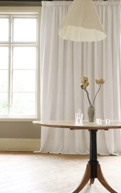 Spirit Curtain Wool Mix Wool White , 290x290 Cm -Textielwinkel mimou spirit curtain wool mix wool white 7 1