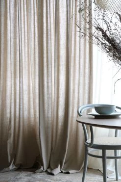 Studio Curtain Sandnature , 250x290 Cm -Textielwinkel mimou studio curtain sandnature 5