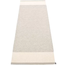 Edit Vloerkleed Linnen / Vanille / Stone Metallic, 85x260 Cm