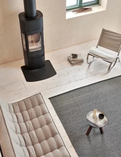 Edit Vloerkleed Black / Houtskool / Graniet Metallic, 85x260 Cm -Textielwinkel pappelina edit vloerkleed black houtskool graniet metallic 2