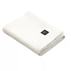 Hedvig Tafelkleed Behandeld 140x240 Cm Chambray, Zilver / Lichtbeige