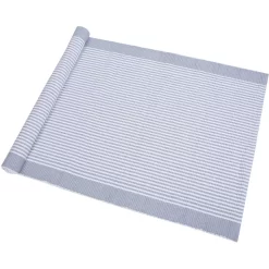 Kajsa Geribbeld Vloerkleed Grijs / Wit, 70x250 Cm