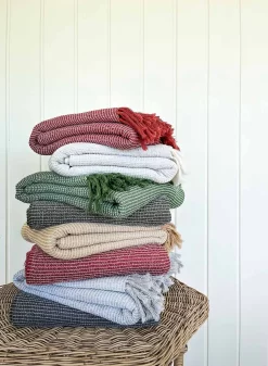 Valter Plaid 130x170 Cm, Saffraan / Creme -Textielwinkel recycled by wille valter plaid 130x170 cm 16