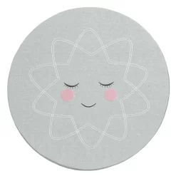 Roommate Hello Sunshine Play Mat, Light Grey