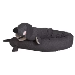 Roommate Lazy Long Dog Cushion, Grey