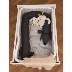 Roommate Lazy Long Dog Cushion, Grey -Textielwinkel roommate lazy long dog pillow 8