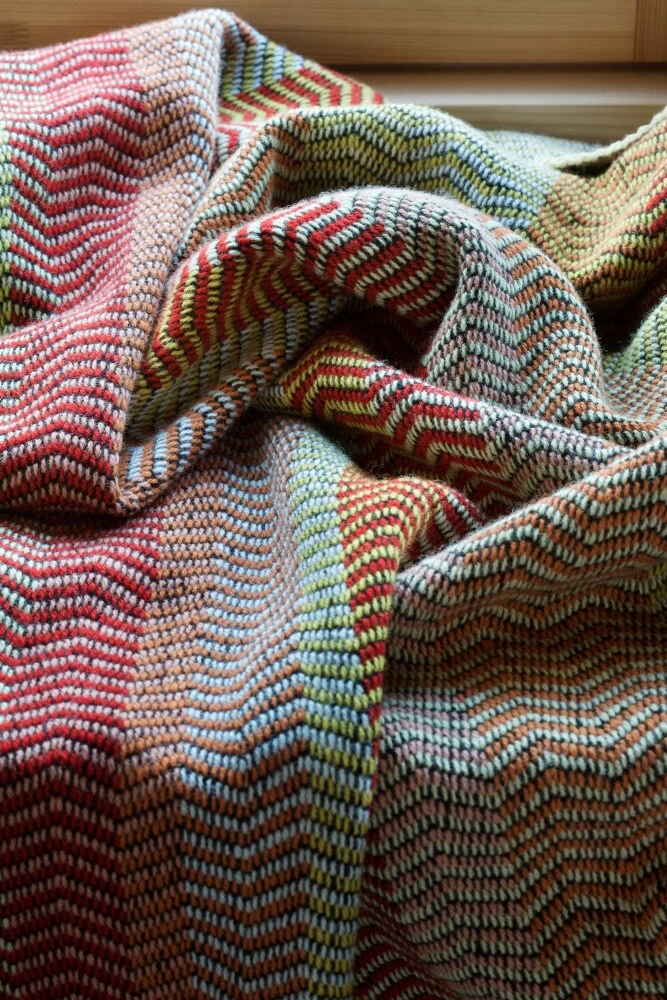 Fri Wollen Deken 150x200 Cm, Summer Red 5 Fri Wollen Deken 150x200 Cm, Summer Red - Afbeelding 5