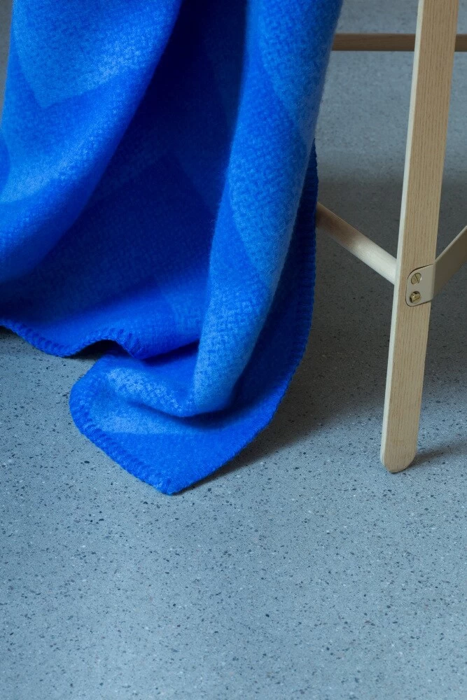 Lynild Wollen Deken 135x200 Cm, Blauw 5 Lynild Wollen Deken 135x200 Cm, Blauw - Afbeelding 5