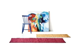 Cotton Vloerkleed Amber, 65x135 Cm 7 Cotton Vloerkleed Amber, 65x135 Cm -Textielwinkel rug solid cotton rug 140x200 cm burnished amber 4