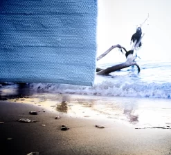 Cotton Vloerkleed Eternity Blue, 60x90 Cm -Textielwinkel rug solid cotton rug eternity blue 15