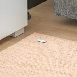 Cotton Vloerkleed Soft Peach, 75x200 Cm -Textielwinkel rug solid cotton rug soft peach 11