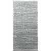Leather Rug 140x200 Cm, Light Grey
