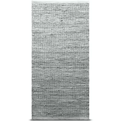Leather Rug 140x200 Cm, Light Grey