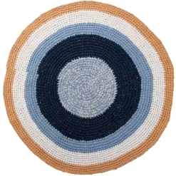 Sebra Katoenen Kleed Gehaakt Ø120 Cm, Harbour Blue