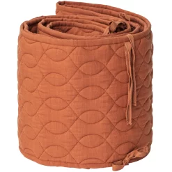 Sebra Bedomrand Gewatteerd 360x26 Cm, Sweet Tea Brown