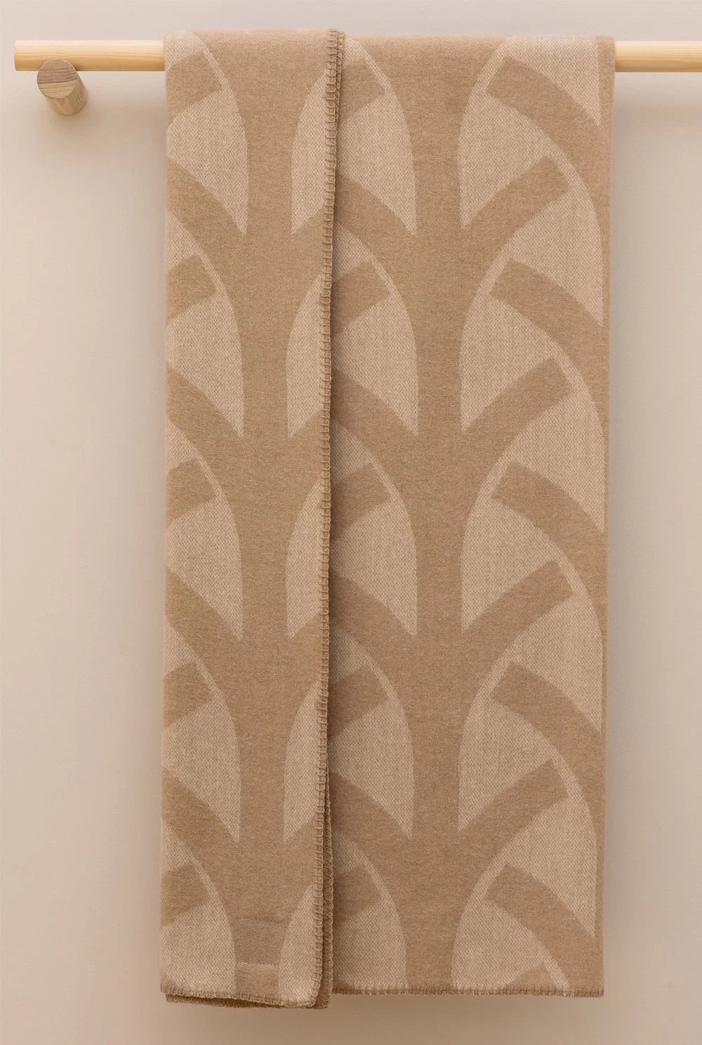 Swedese Y Plaid Merino Wool, Beige 2 Swedese Y Plaid Merino Wool, Beige - Afbeelding 2