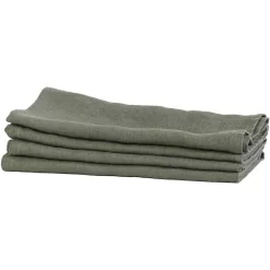 Linen Theedoek 50x70 Cm, Kaki