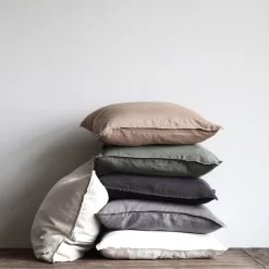 Linen Kussenhoes 50x50 Cm, Grijs -Textielwinkel tell me more kussenhoes linnen 50x50 cm 19