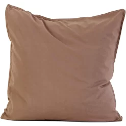 Kussensloop Biologisch Katoen 65x65 Cm Pak Van 2, Tan