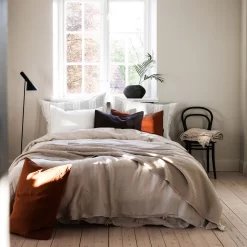 Linen Kussensloop 65x65 Cm, Amber -Textielwinkel tell me more kussensloop linnen 65x65 cm 32