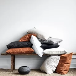 Linen Kussensloop 65x65 Cm, Amber -Textielwinkel tell me more kussensloop linnen 65x65 cm 33