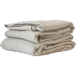 Tablecloth Linen 160x330, Warm Grey