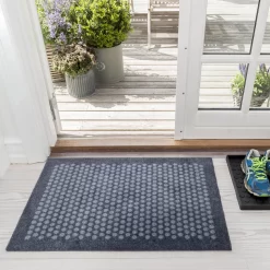 Dot Doormat 67x150 Cm, Grey -Textielwinkel tica copenhagen dot deurmat grijs 18
