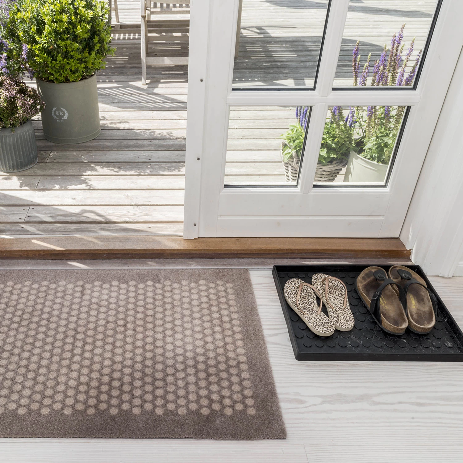 Dot Doormat 60x90cm, Sand 3 Dot Doormat 60x90cm, Sand - Afbeelding 3