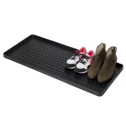 Dot Schoenplaat L, Zwart -Textielwinkel tica copenhagen dot shoe tray black 19